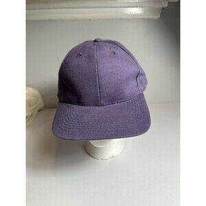 Vintage Blank Strapback Baseball Hat Four Seasons Purple Outdoor Cap See Pics